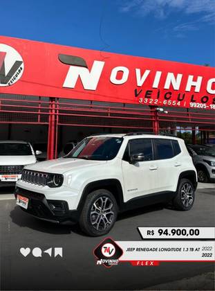 JEEP RENEGADE 1.3 T270 TURBO FLEX LONGITUDE AT6